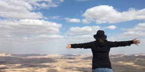 Overlooking-Mitzpe-Ramon-Crater-Negev-Desert