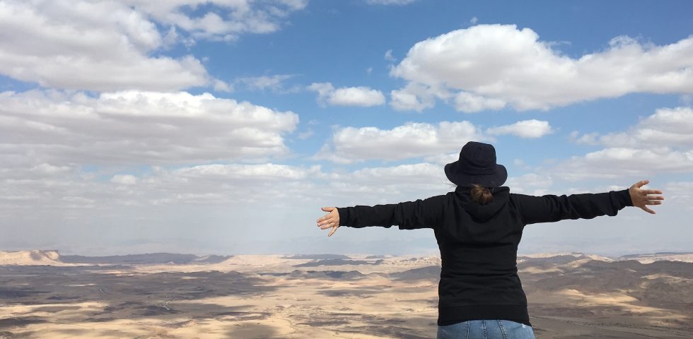Overlooking-Mitzpe-Ramon-Crater-Negev-Desert